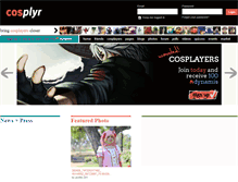 Tablet Screenshot of cosplyr.com